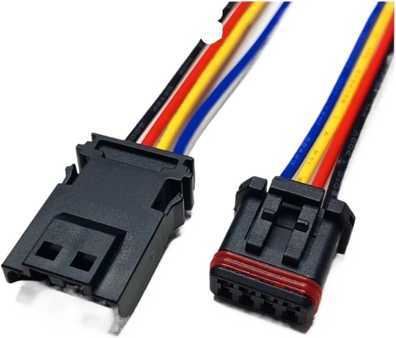 Dj7028-1.2 Car Sensor Waterproof Plug 2p3p4p Rearview Mirror Harness Male/Female Connector Mx19002p51 Wire Length 15cm BHUPWZE(4p strip line,5sets)