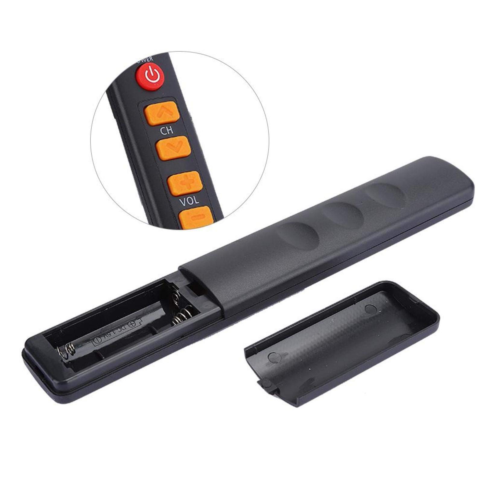 Socobeta Universal Remote Control Replaecment Learning Smart Controller with Big Buttons for TV STB DVD(Orange) - Image 4