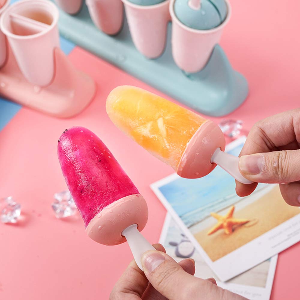 Amazon｜アイスクリーム型 アイスキャンディーメーカー DIY 4個取