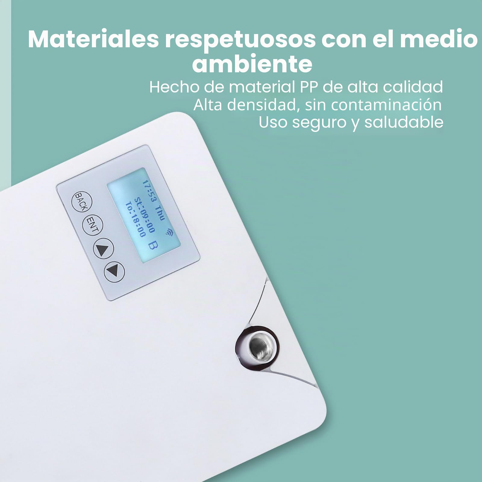Difusor de aceites Esenciales sin Agua - Difusor de aromaterapia Bluetooth y Wi-FI - Difusor Profesional sin Agua - 300 ml - para Habitaciones Grandes (Blanco)