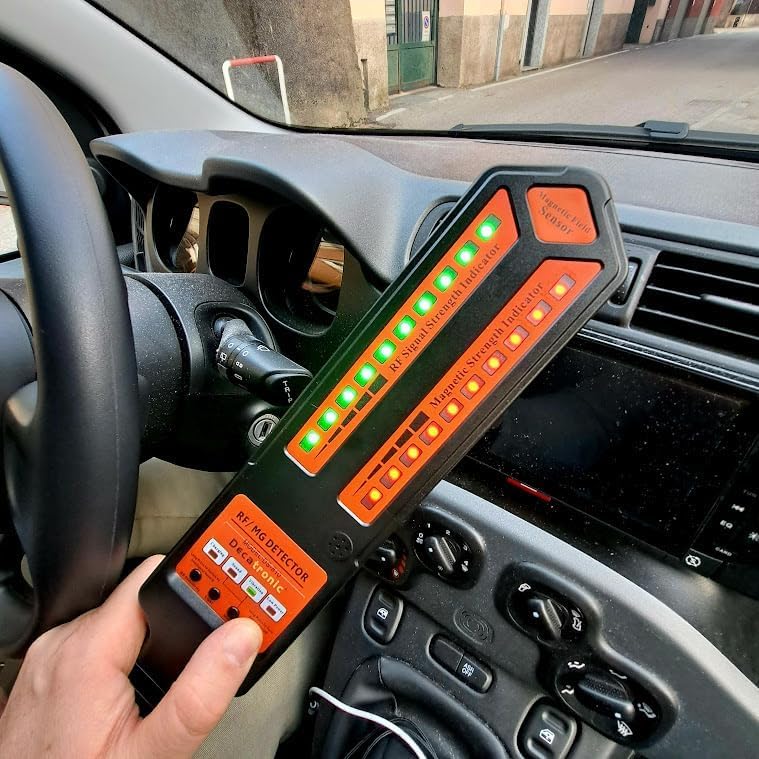 Détecteur Professionnel de Microspies et GPS pour Voiture EMF WiFi
