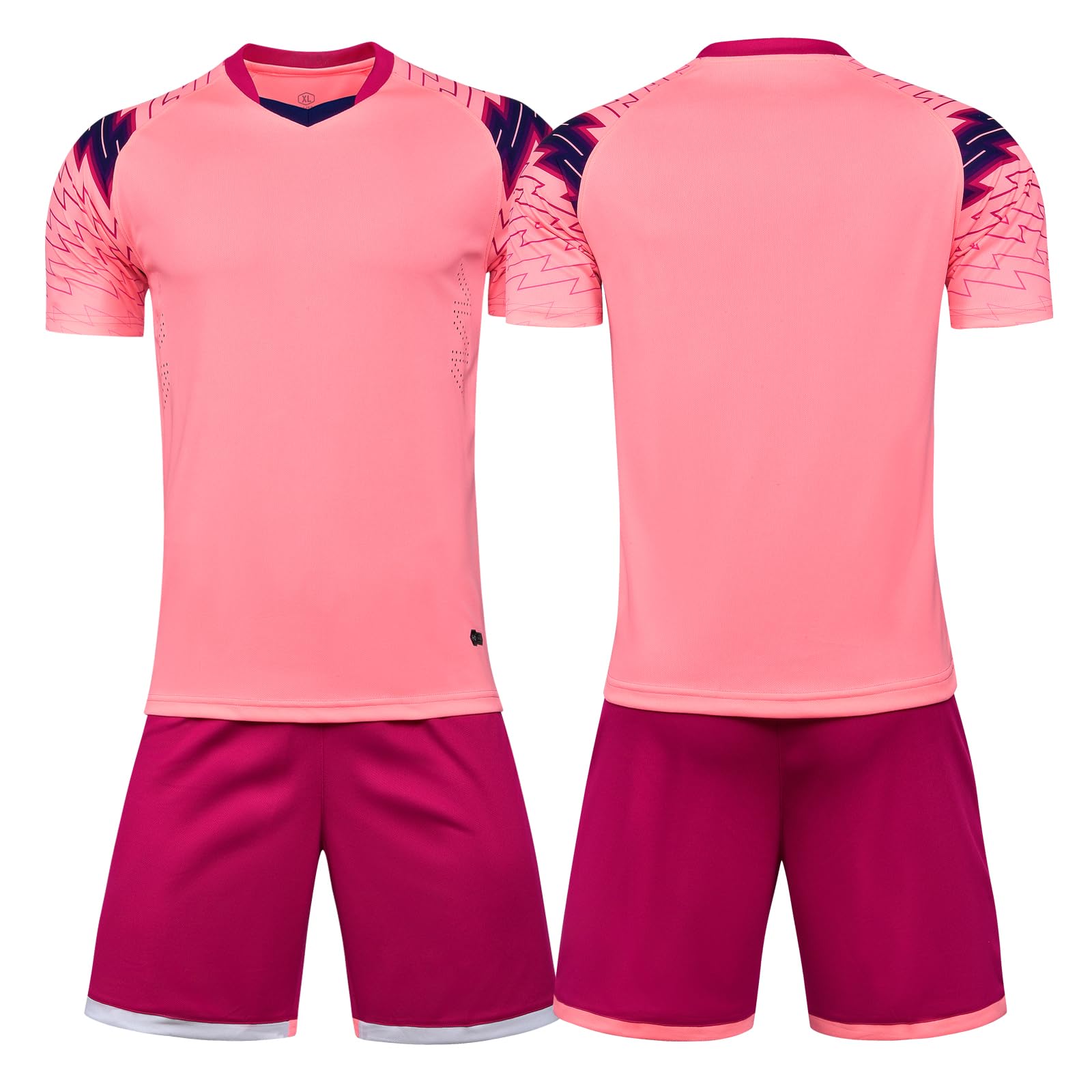 Maillot de Football personnalisé Maillot à Manches Courtes Respirant vêtements d'entraînement d'équipe équipe Enfants