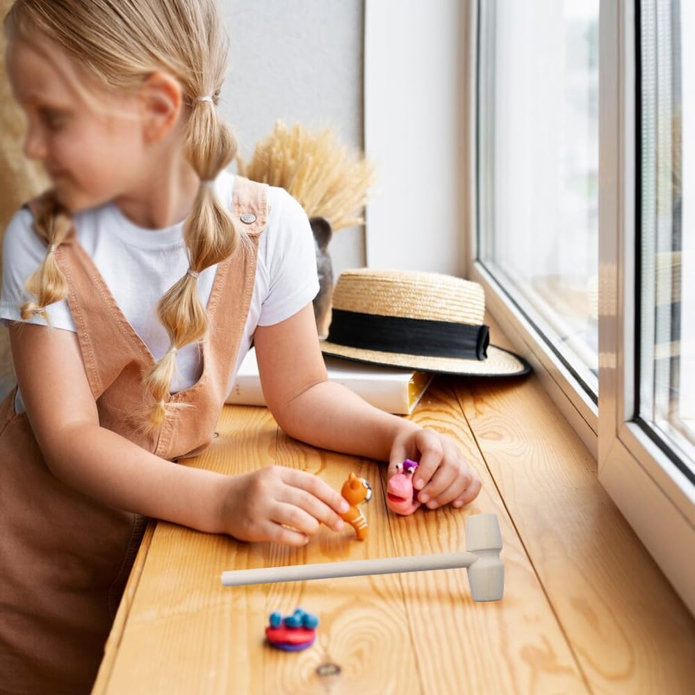 10 Mini martillos de Madera, mazo para Hacer postres, Herramienta para Hacer Manualidades
