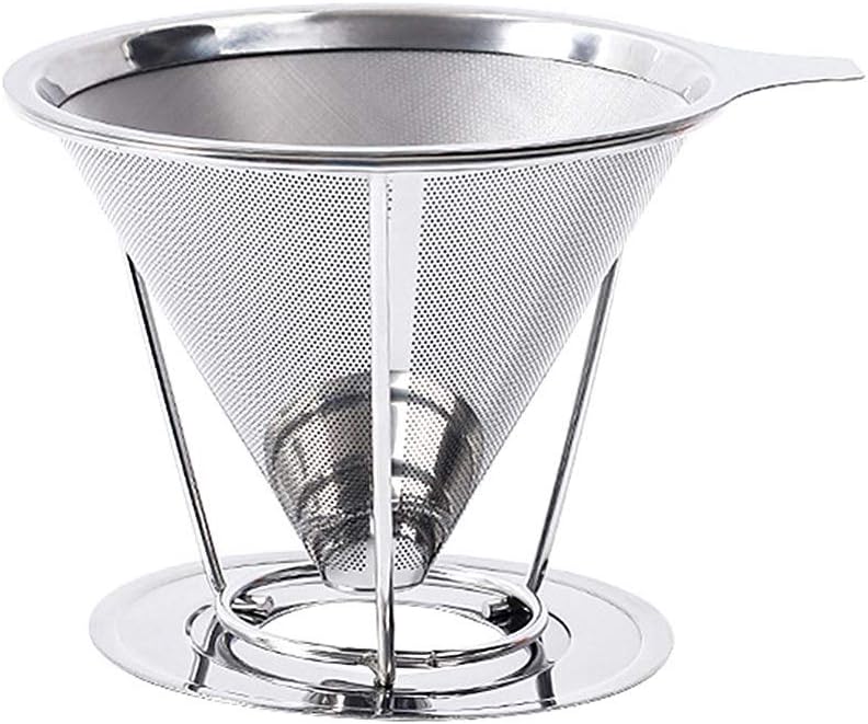 TTaceb Filter Coffee Coffee Dripper Pour Over Coffee Filter Reusable Coffee Filter One Cup Coffee Filter Coffee Cup Filter B,S
