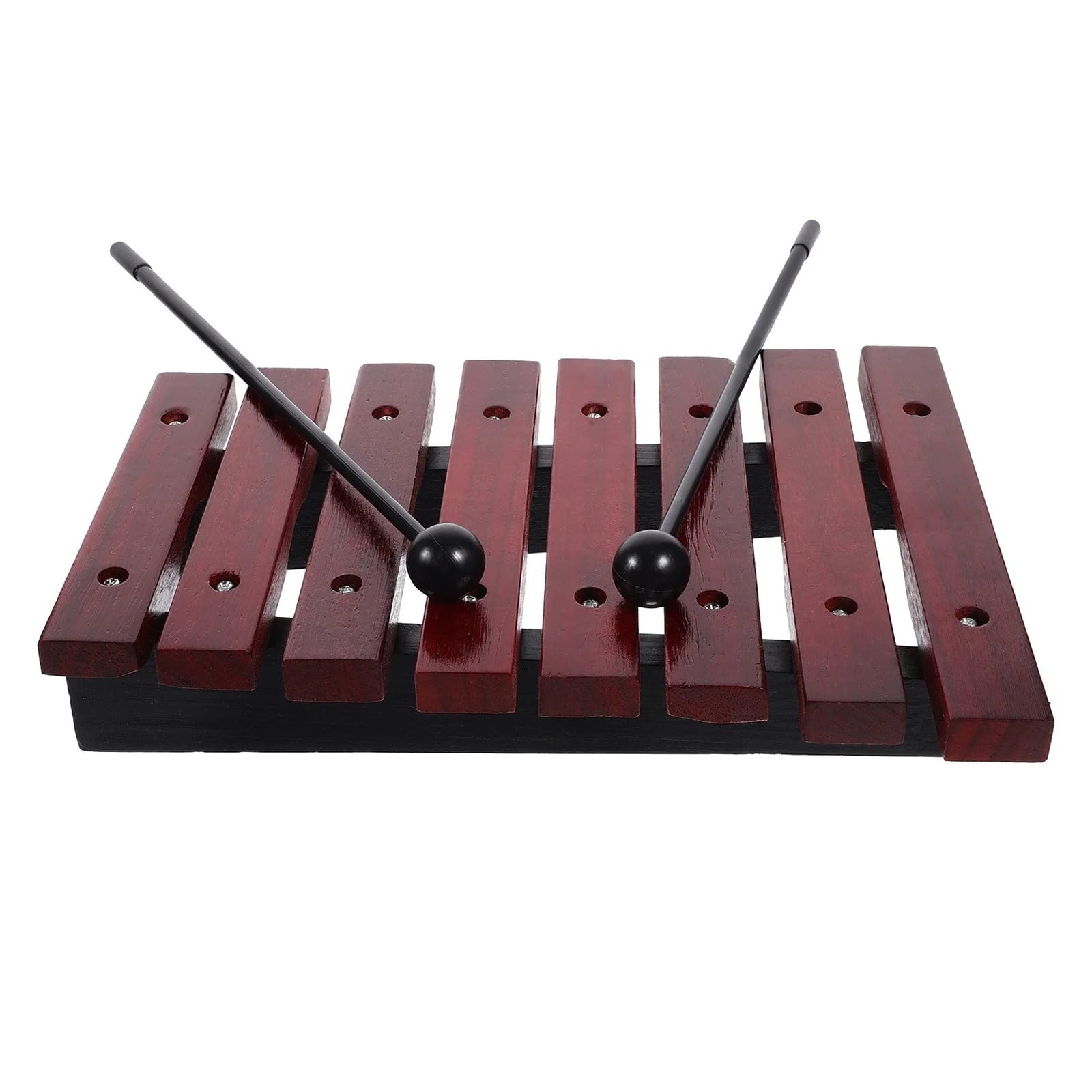 Xilófono Xilófono de madera de ocho notas, instrumentos musicales de percusión