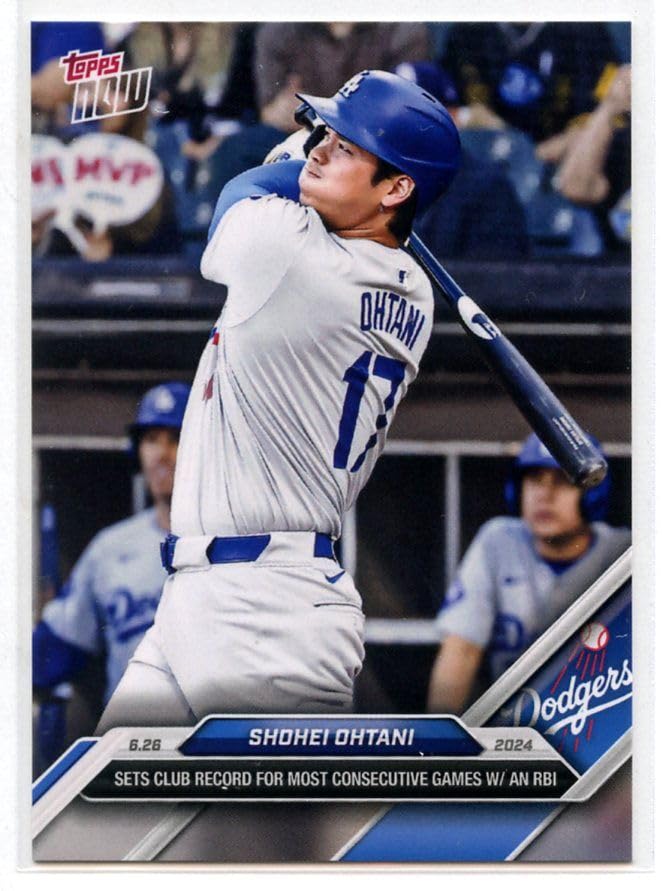 Amazon.co.jp: ［トレーディングカード］ 大谷翔平 2024 Topps Now 351 