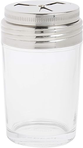 Norpro Taza de cristal ajustable estilo pizzería pimientasalquesoespecias 5.25"