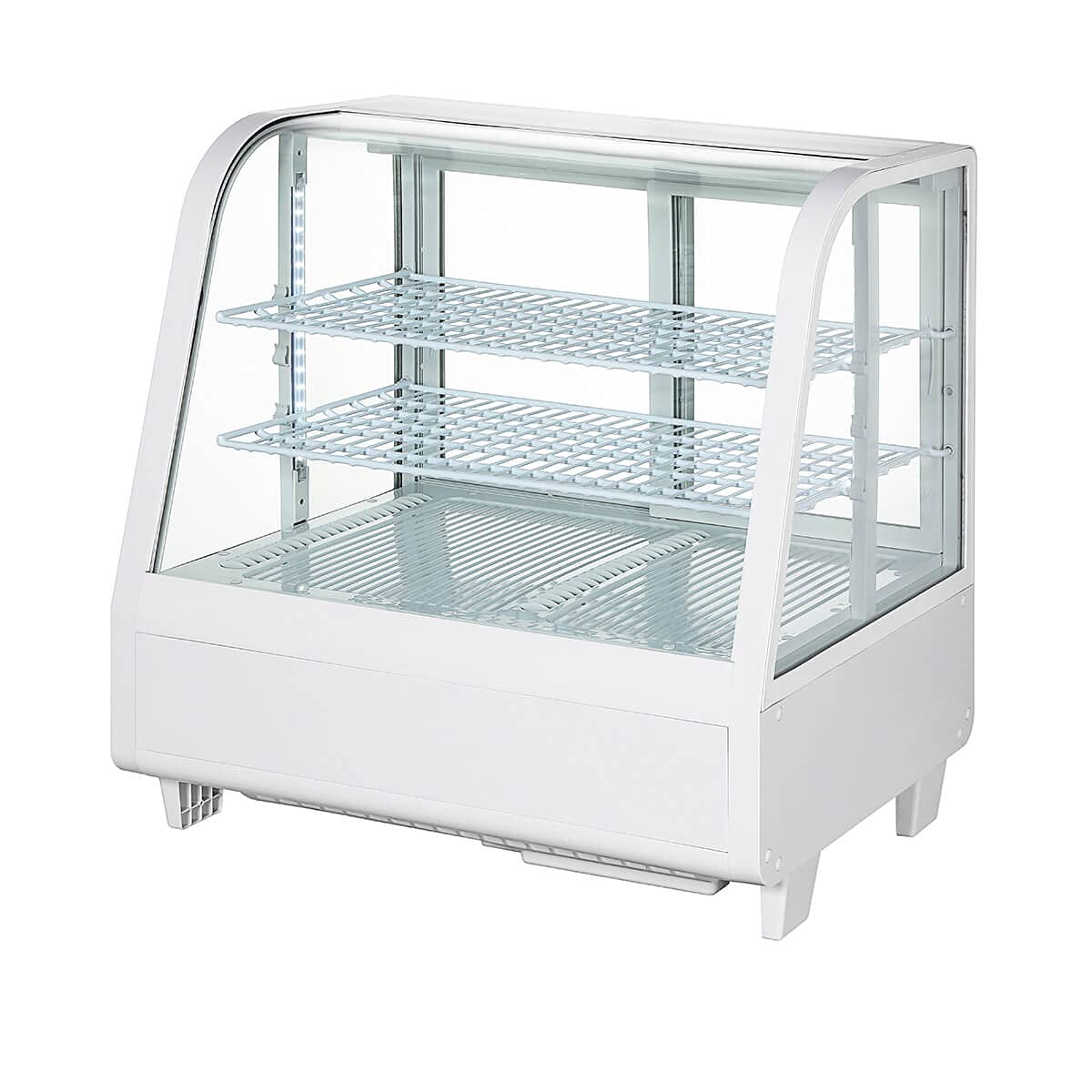 Amazon | Hijiru 卓上冷蔵ショーケース100L/ホワイト【HJR