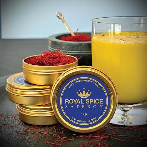 Miniatura 2 de Royal Spice Azafrán, hilos de azafrán puro de primera calidad. Para arroz, té, paella, postres y todas las delicias culinarias.