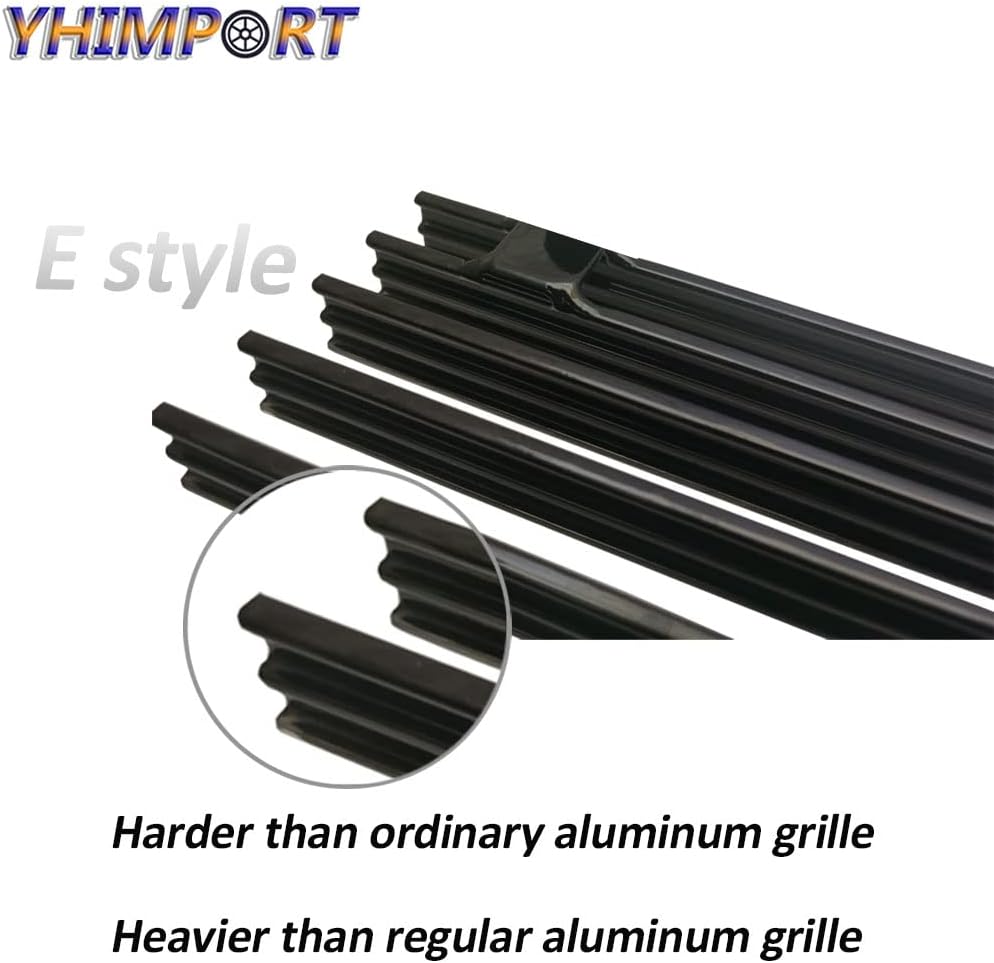 Black Grille Grill Insert fits 1981 82 83 84 85 86 1987 Chevy GMC Pickup Suburban Blazer Jimmy Phantom Billet Front Grille Aluminum (Black not cover light)