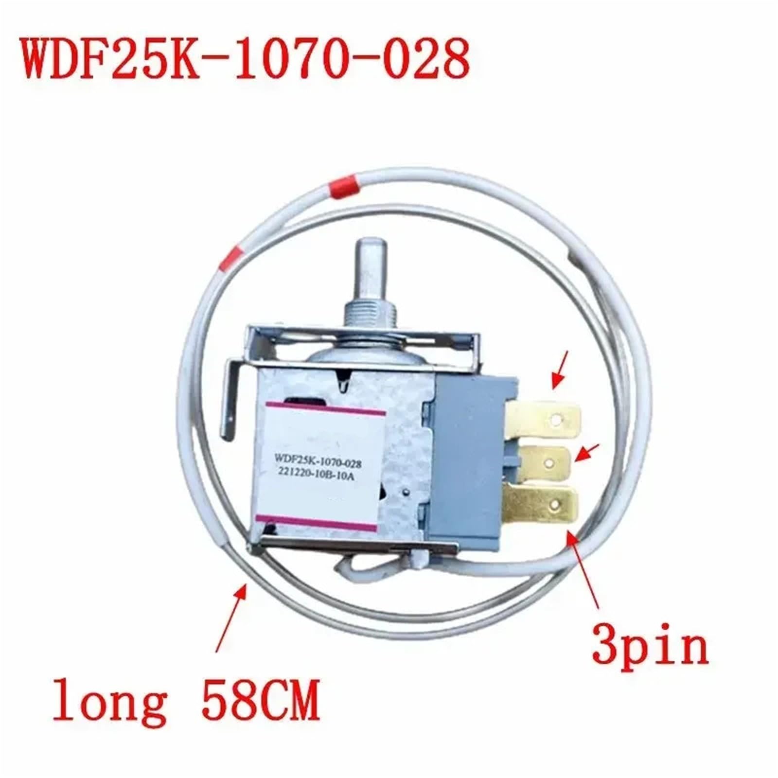 1pcs Thermostat For Refrigerator Temperature Controller Switch WDF25K-1070-028 3pin Parts