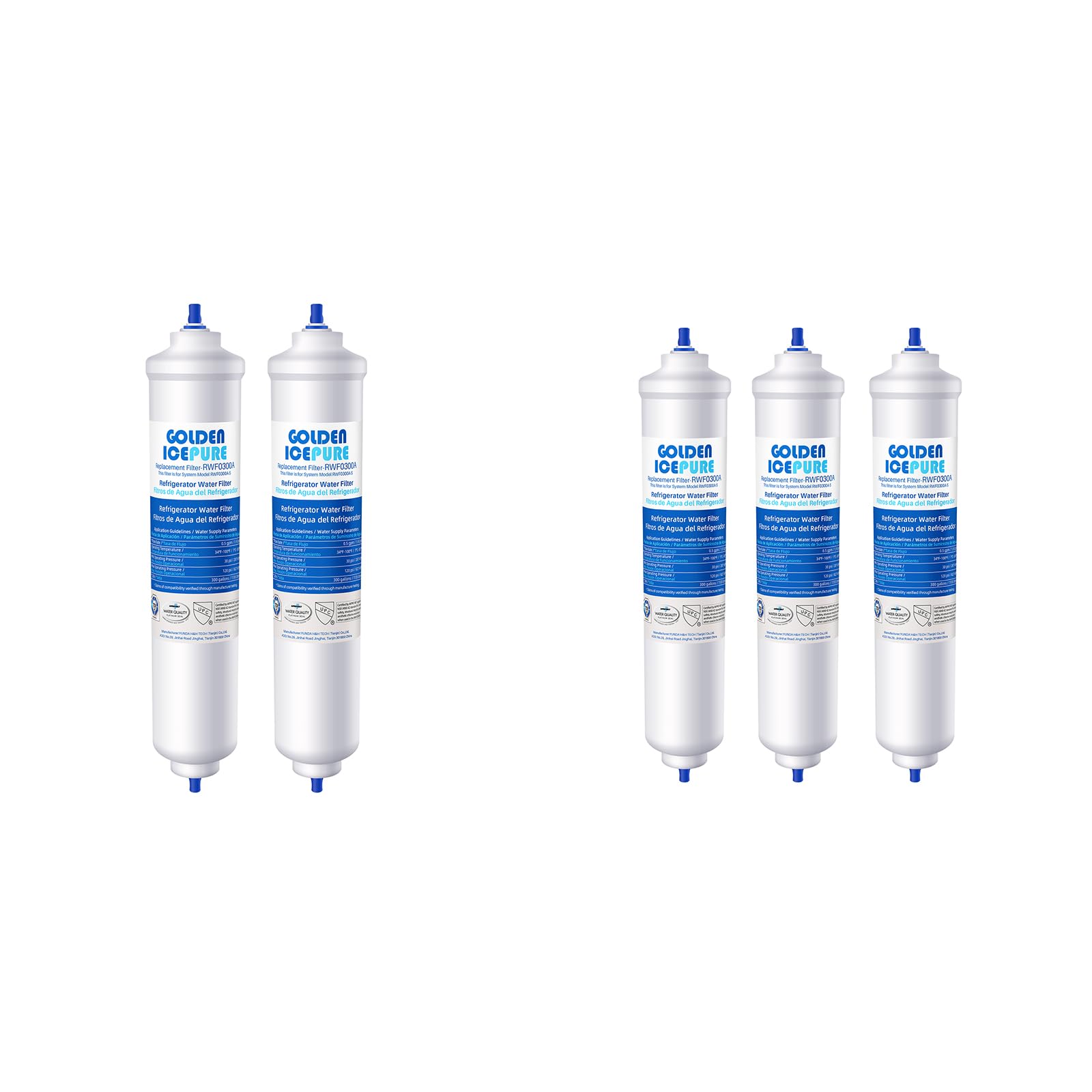 Filtre à eau pour réfrigérateur DA99-02131B cartouche en ligne haute performance