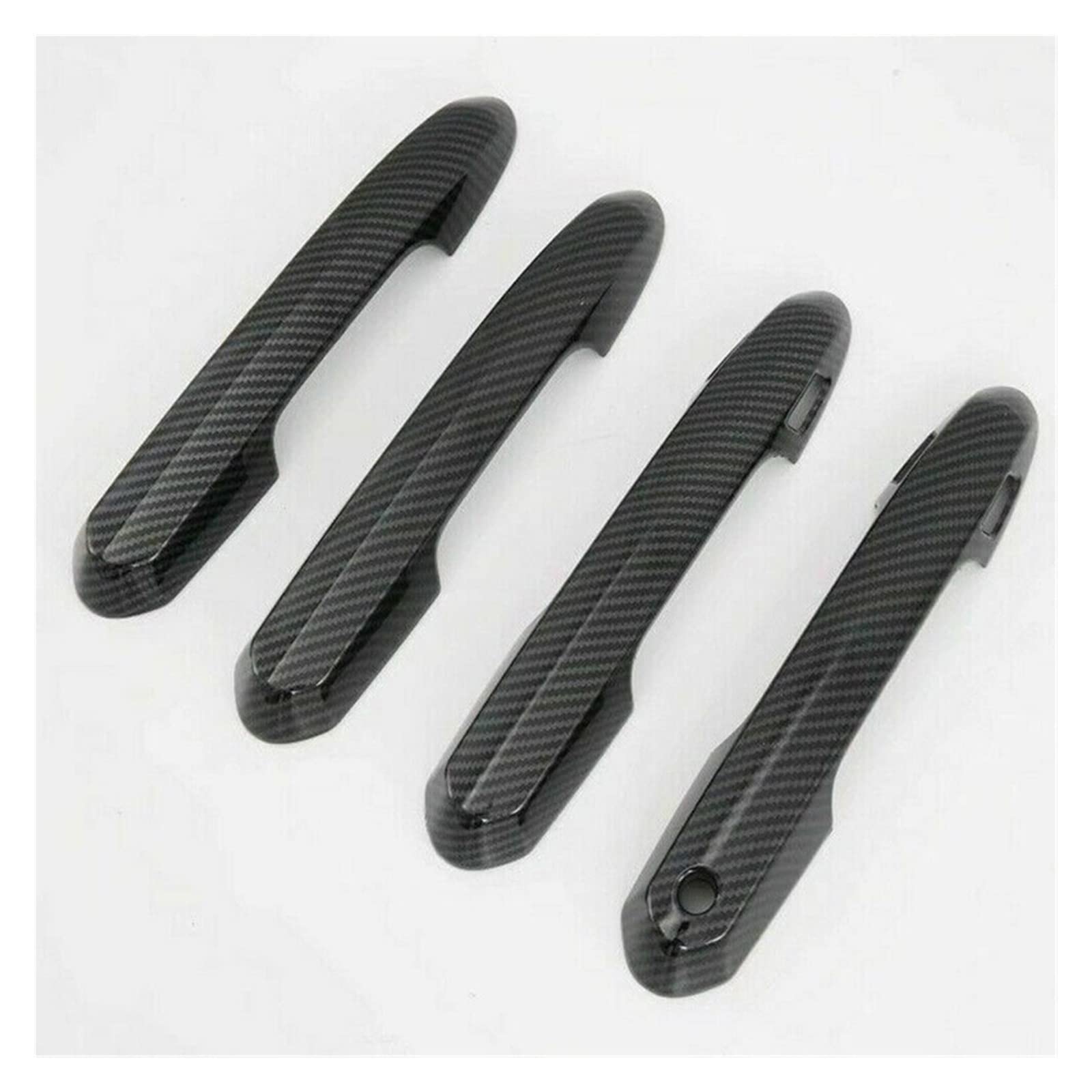 Rinkteea Carbon Fiber Color Exterior Car Door Handle For Rav4 2019-2022 Carbon Fiber Car Exterior Door Handle Covers Trim(Carbon Fiber Color)