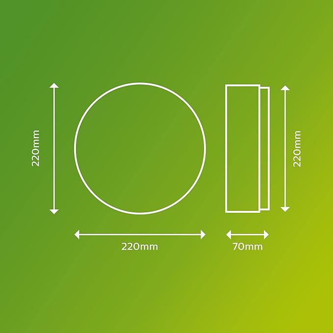 Philips Philips My Garden Doris Plafondlamp - 6 W - Warm Wit Licht - 2700K - IP54 Weerbestendig - Wit photo 3