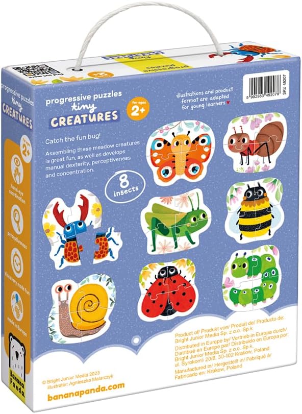 Progressive Puzzles Tiny Creatures 2+ Toddler Puzzle