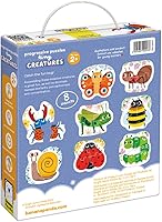 Vista 2 de Rompecabezas Progresivos Tiny Creatures 2+ Rompecabezas para Niños Pequeños
