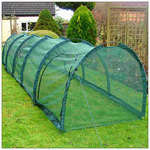 Leisure Traders Protective Garden Net Cloche Tunnel 5.00m Long x 1.00m Wide x 1.00m High