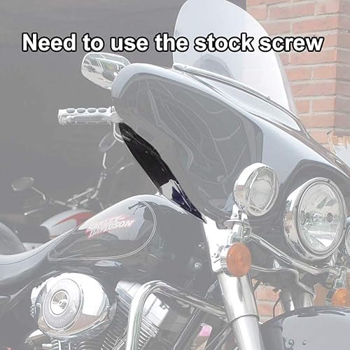 Miniatura 2 de KIWI MASTER Deflectores de aire de carenado para Harley Touring ElectraStreetTri Glide 1996-2013, accesorios de alas laterales para parabrisas,