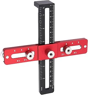 High Precise Woodworking Drill Guide, Adjustable Woodworking Drill Guide, Cabinet Handle Template Tool, Drill Guide for Install Cabinet Door Handle