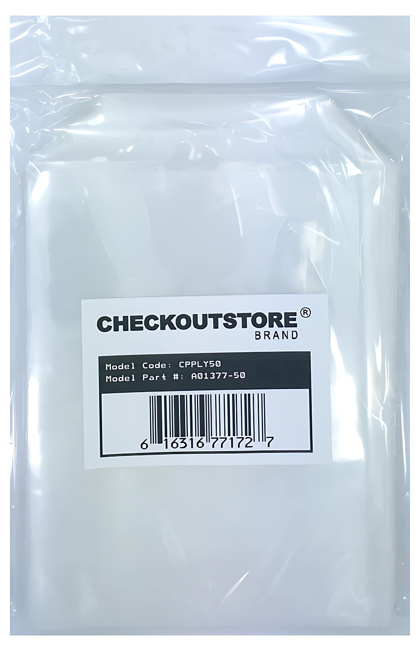200 CheckOutStore Stamp & Die Clear Storage Pockets (5 5/8 x 7 3/8)