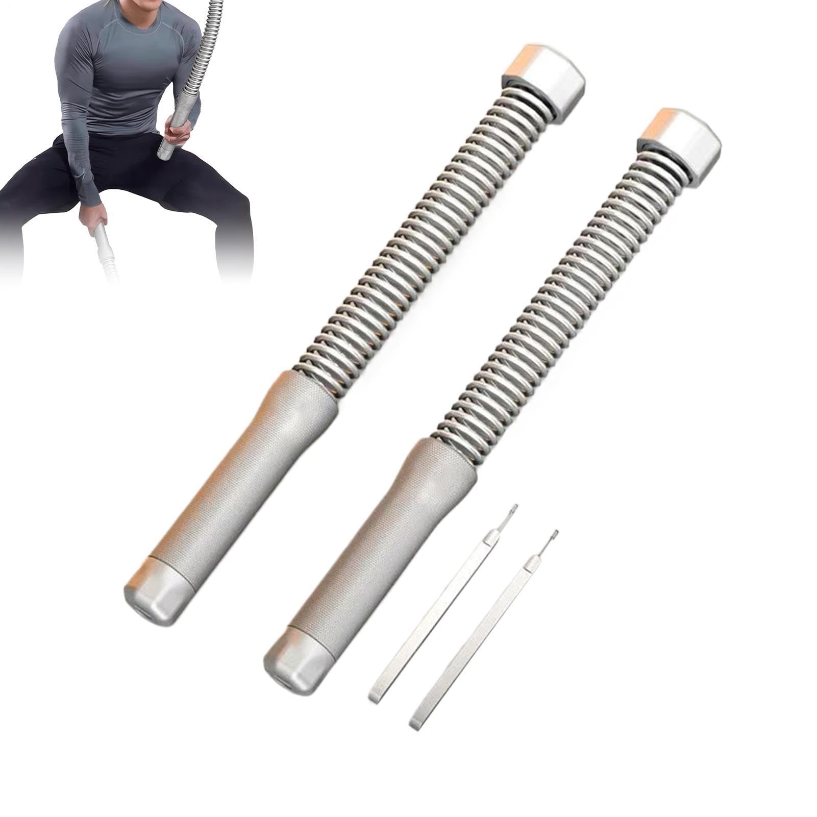 Cordons de combat sans fil lestés | 1 paire d'équipement de poignée d'exercice, cordes de combat portables pour l'entraînement | Pour Gym Fitness Débutants Entraînement en plein air Musculation