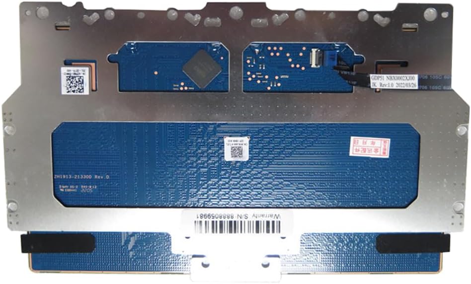 Laptop Touchpad for DELL for XPS 15 9520 for Precision 5570 P91F003 A221Q1 0MNJ4W MNJ4W Black New