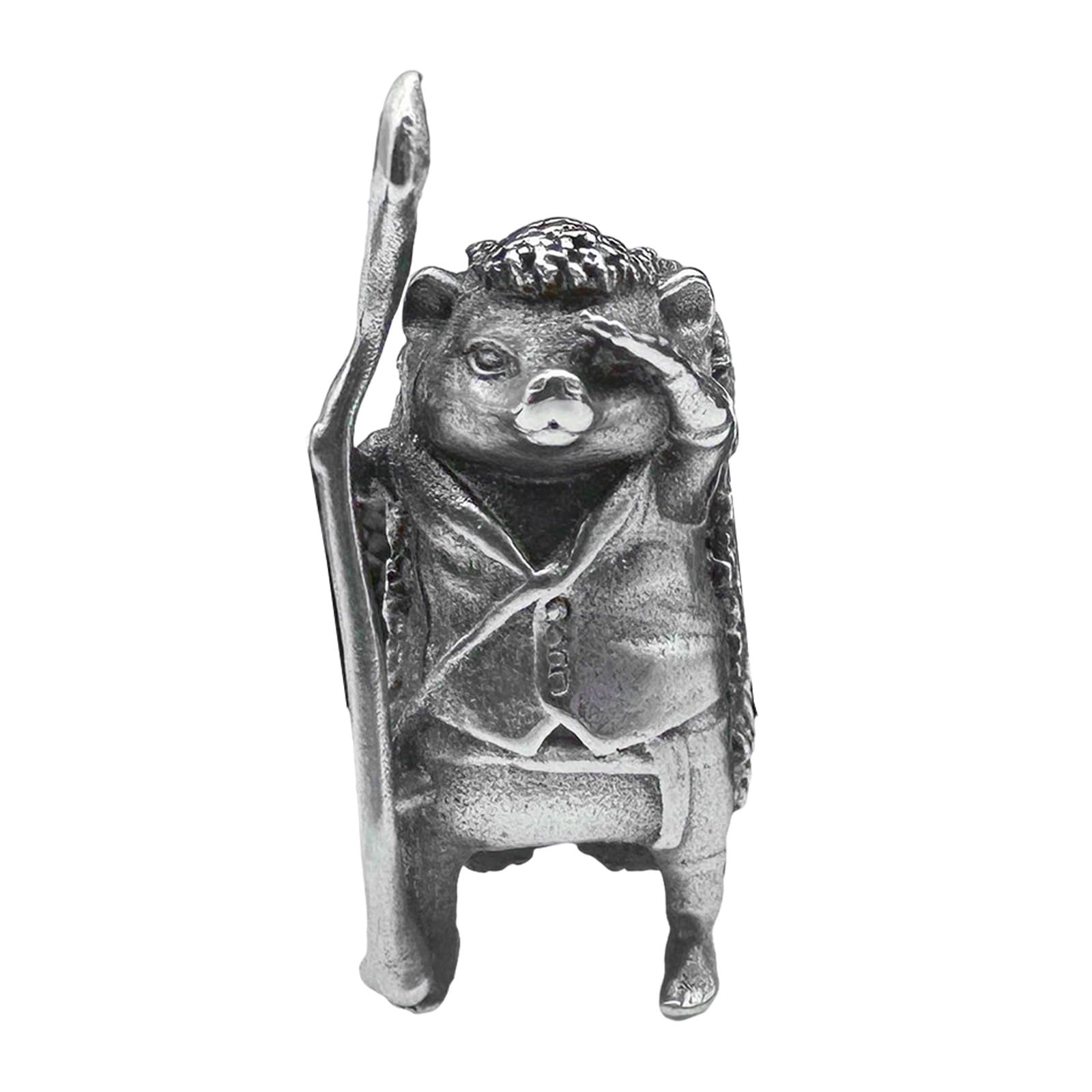 XAGMODSHN Brass Lanyard Beads Hedgehogs Shape Paracord Cord Charm for Pendants Buckles Enduring Pendants