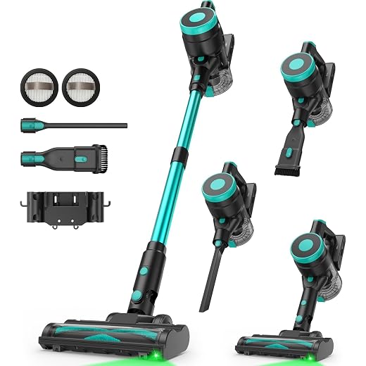 Zefiro Cordless Vacuum 580W/55kPa Stick Vacuum Cleaner for Home