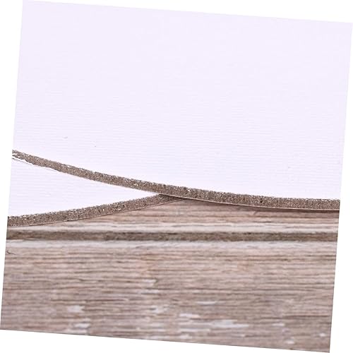 Miniatura 8 de COHEALI 6 piezas de lienzo de pintura para lienzo, lienzos, marcos blancos para lienzo, discos redondos de madera, tablero de pintura al óleo, panel