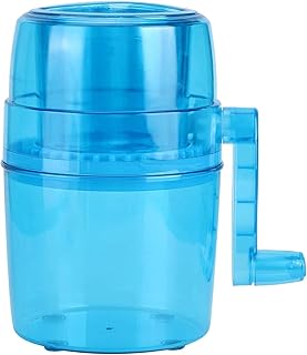 ECVV Shaved Ice Machine Manual Ice Crushers Manual Ice Shaver Machine Snow Cone Maker Shaved Ice Chipper Grinder Ice Grinder Ice Crushing Machine for Kitchen Home Countertop Snow Cone Maker