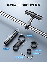 Vista 6 de Lamicall Extensor de manillar de bicicleta - Extensión de manillar de aleación de aluminio de 4 pulgadas de largo para bicicleta y motocicleta