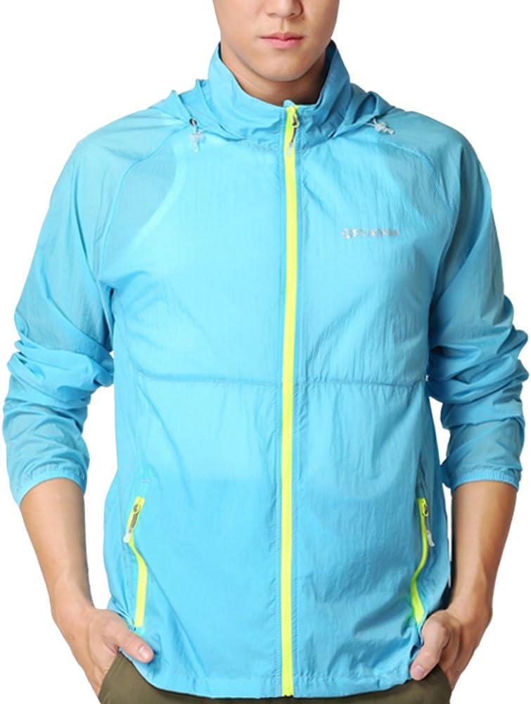 Unisex Nylon Ultrathin Breathable Waterproof Sports Windbreaker Skin Coat