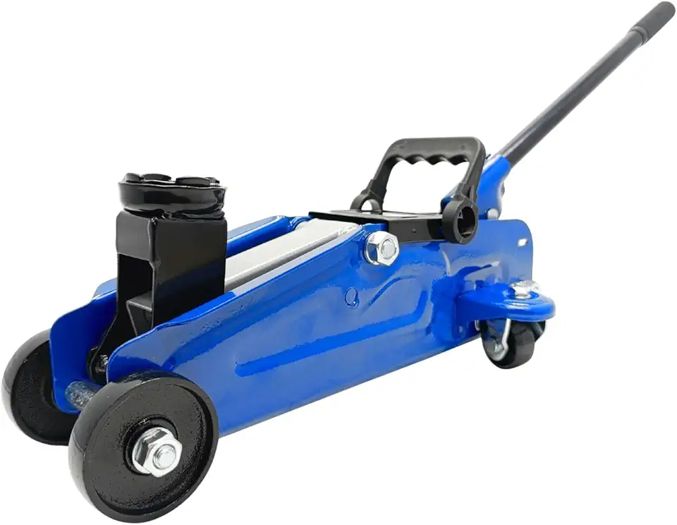 Macaco Hidráulico Jacaré 2 Toneladas Elevação Ajustável para Veículos e Uso em Oficinas Mecânicas e Doméstico com Maleta