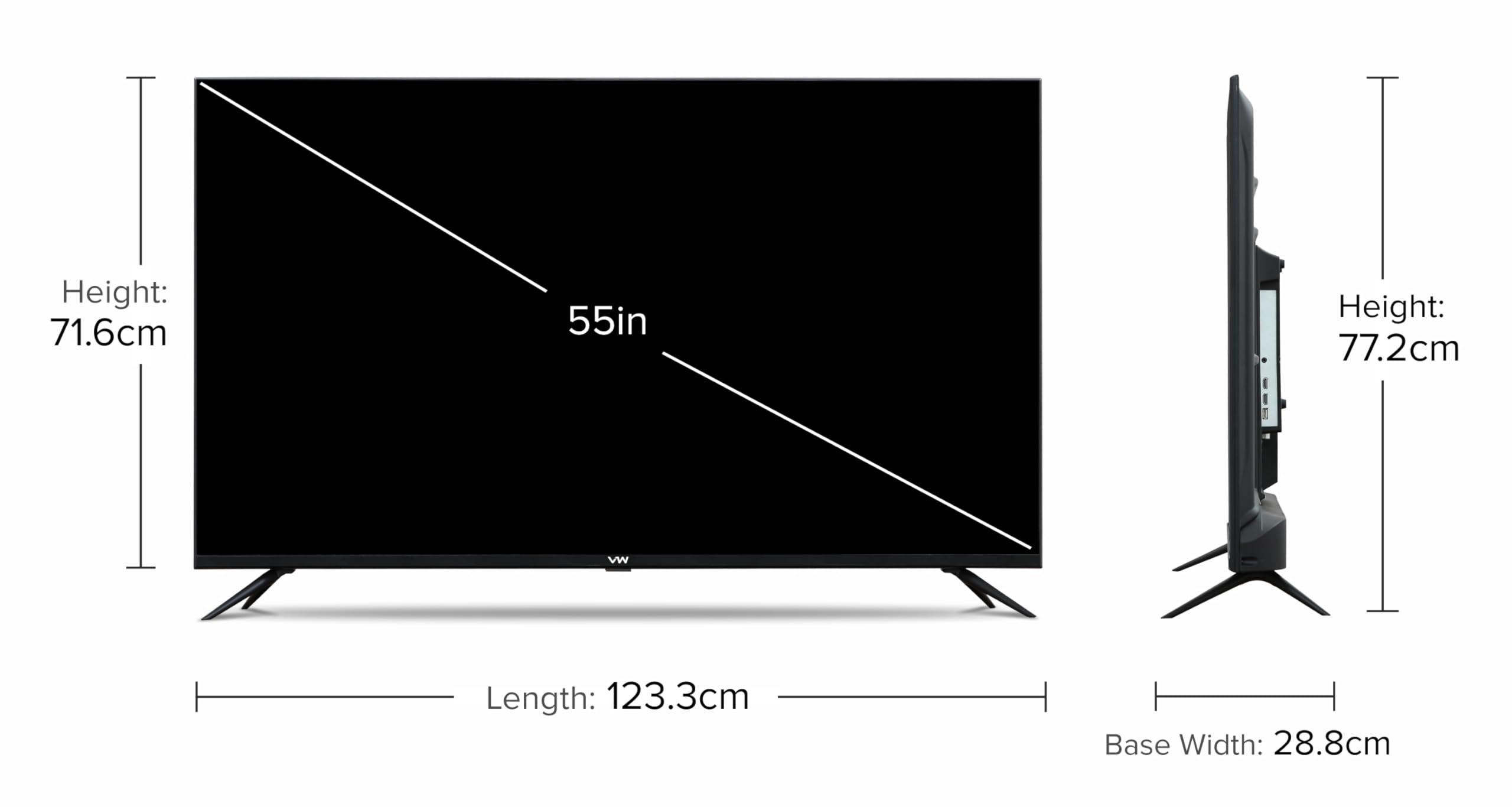 Visio World 55" 4K QLED Smart TV - Stunning Picture! -13