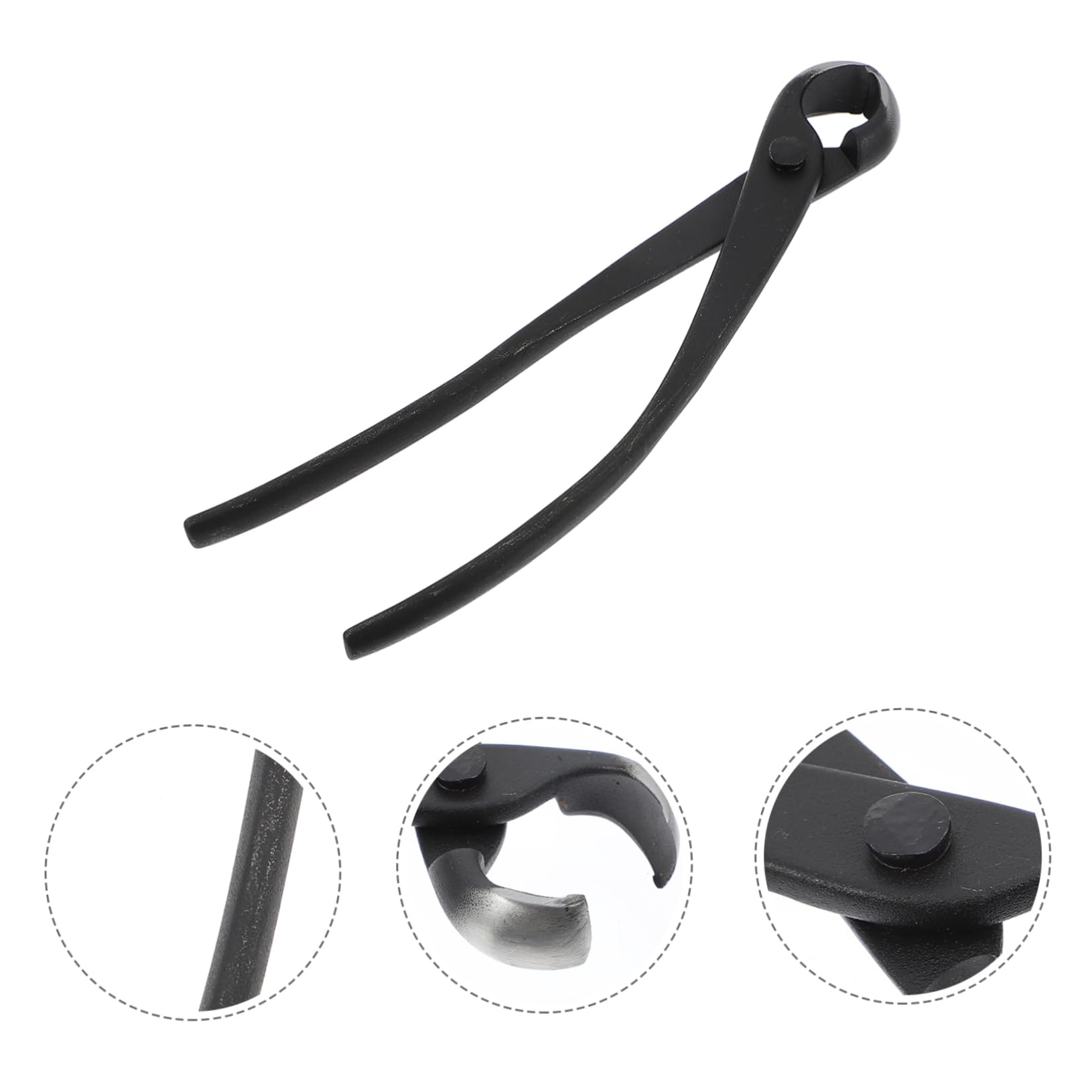 Levemolo Japanese Bonsai Pruning Scissors Concave Plant Shear Durable Spherical Cutters for Garden Tools