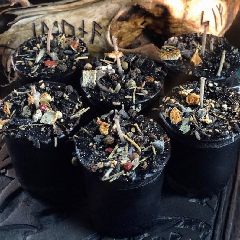 Banishing Votive Candles Loaded for Spells, Ritual, Pagan, Witchcraft