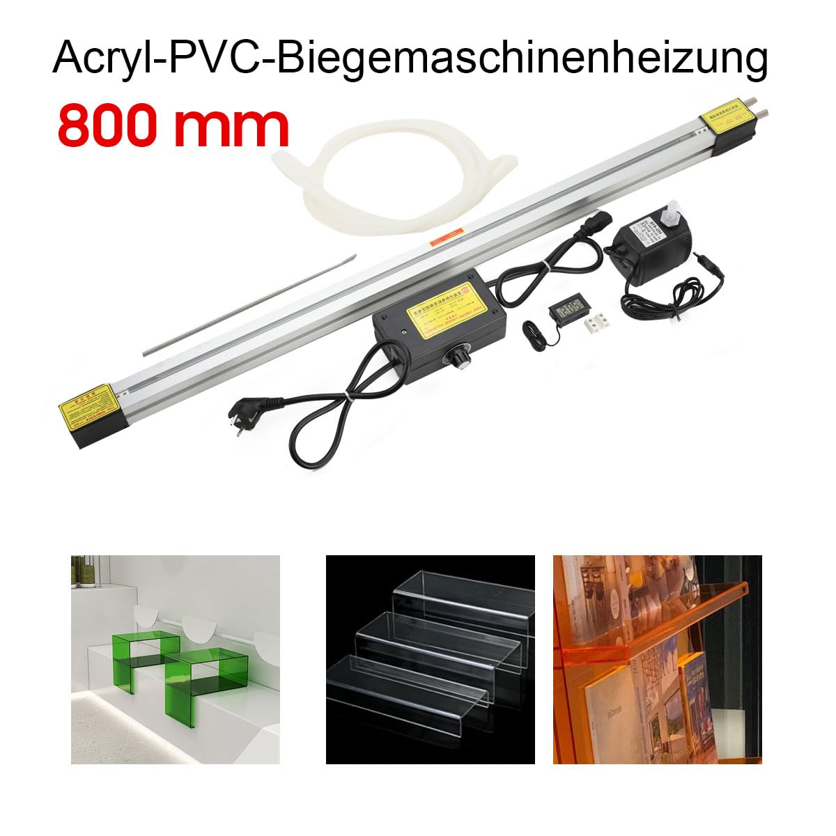 Piegatrice acrilica piegatrice in plastica 1200V 800mm piegatrice