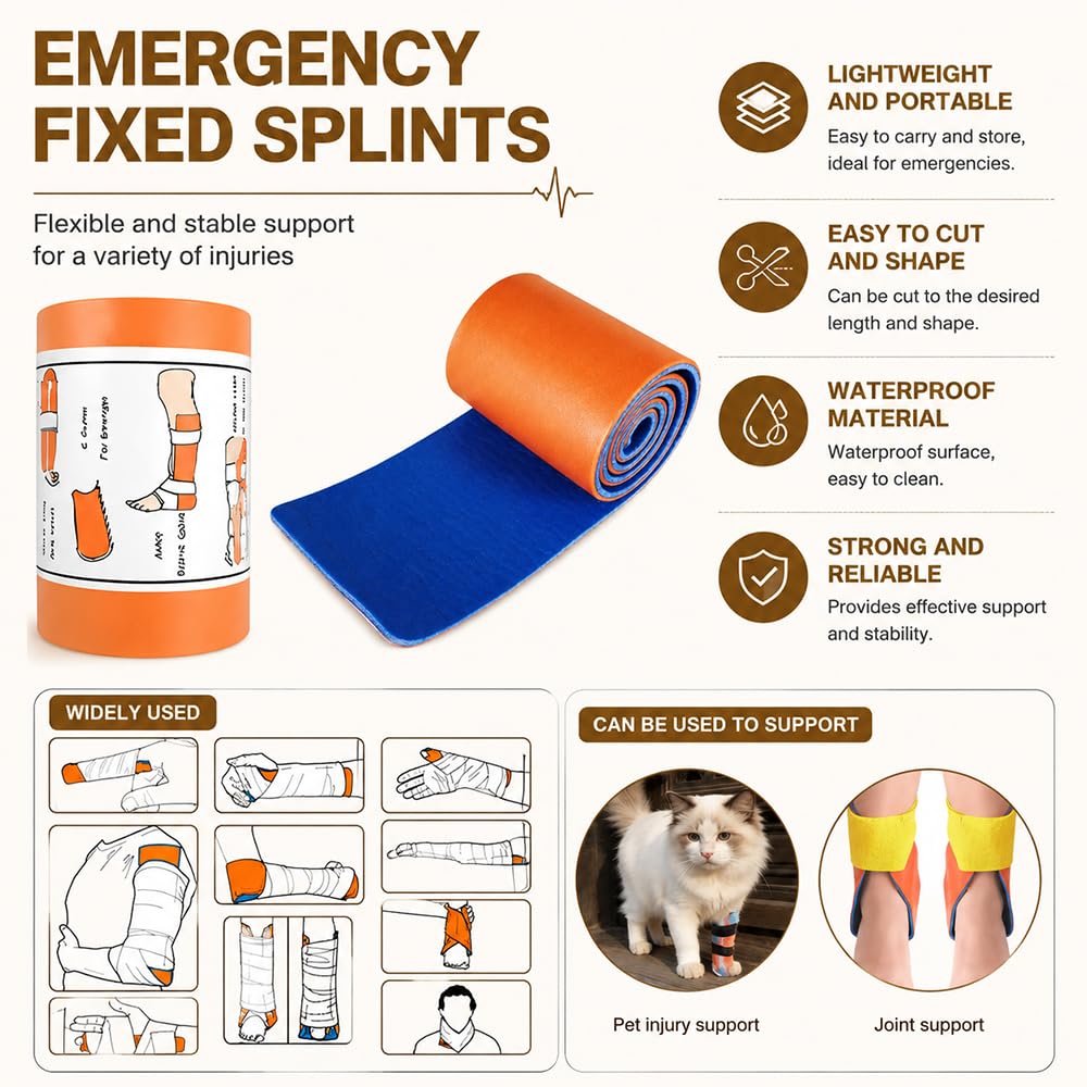 Kit Pronto Soccorso Militare Completo, 61 Pezzi First Aid Kit per Esterni, Trauma First Aid Kit per Auto, Casa, Viaggi, Campeggio All'Aperto, Escursionismo