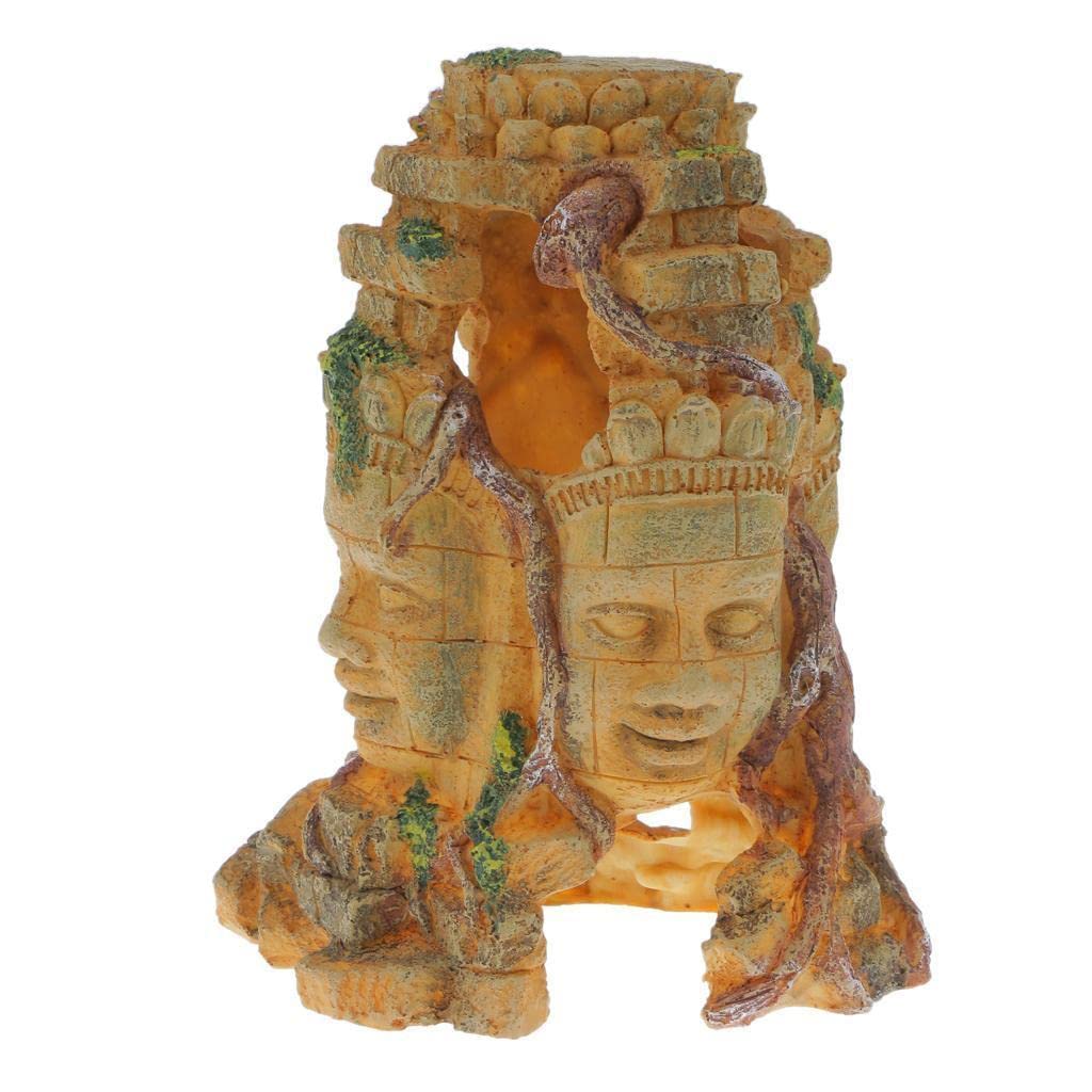 Sharplace Terrarium Aquarium Dekoration, Buddha Höhle, Versteck
