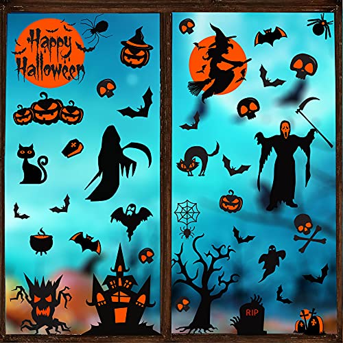 Halloween Decorations Clings Holiday Window Decals