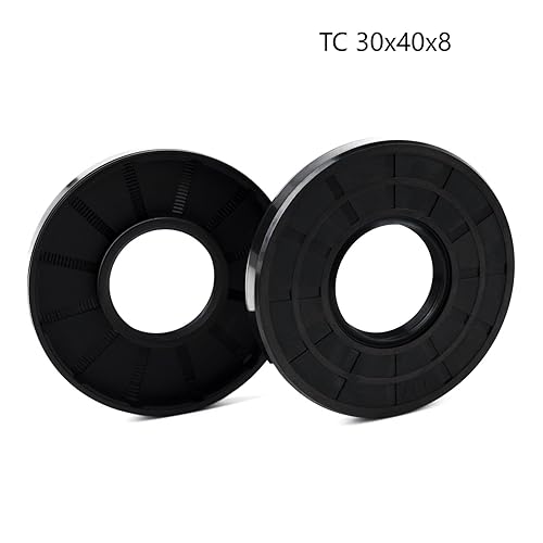 Miniatura 8 de XiKe 2 piezas de sello de aceite TC 1.102x1.575x0.354 in, sellos de aceite de doble labio de eje de goma de nitrilo
