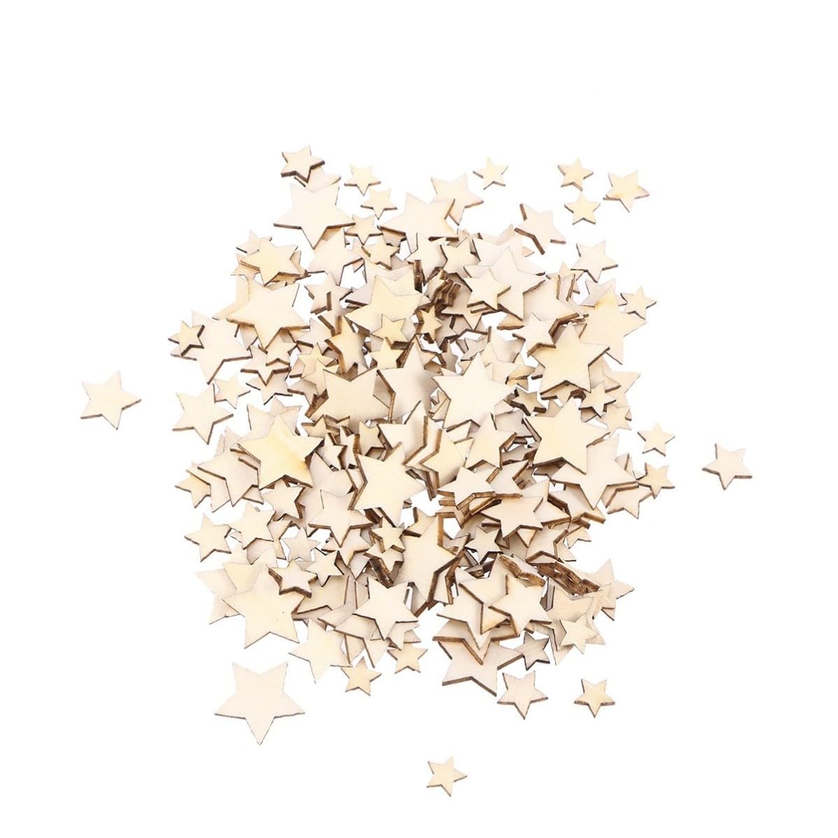 Madera Adornos Pentagrama Beige Piezas 200 de Manualidades