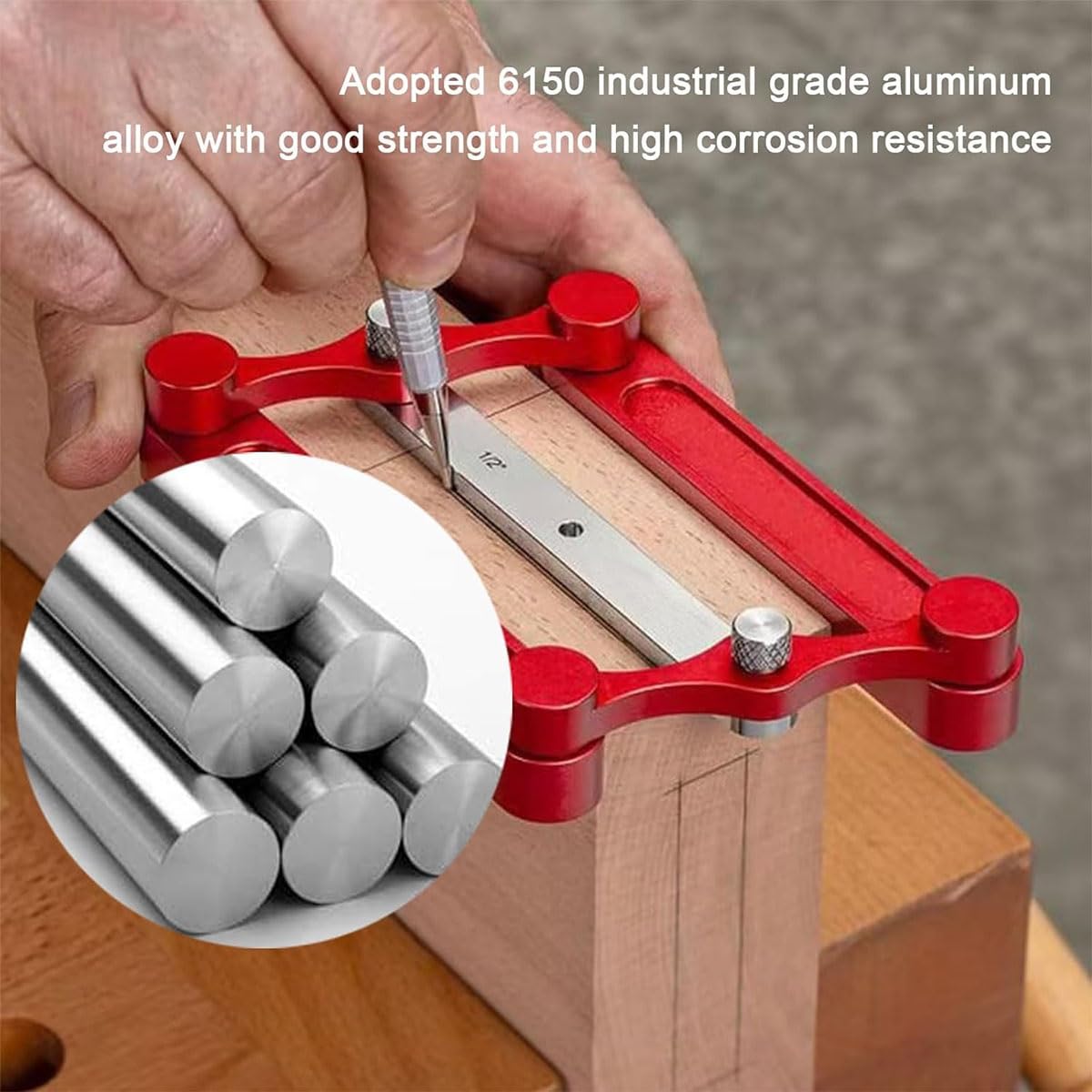 Middenmeter, Voor Precisie Roestvrij Staal Center Gauge Tool Met