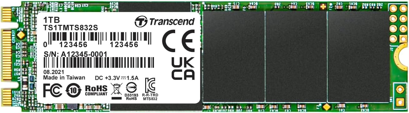 Transcend - 512GB Single Side M.2 2280 SSD