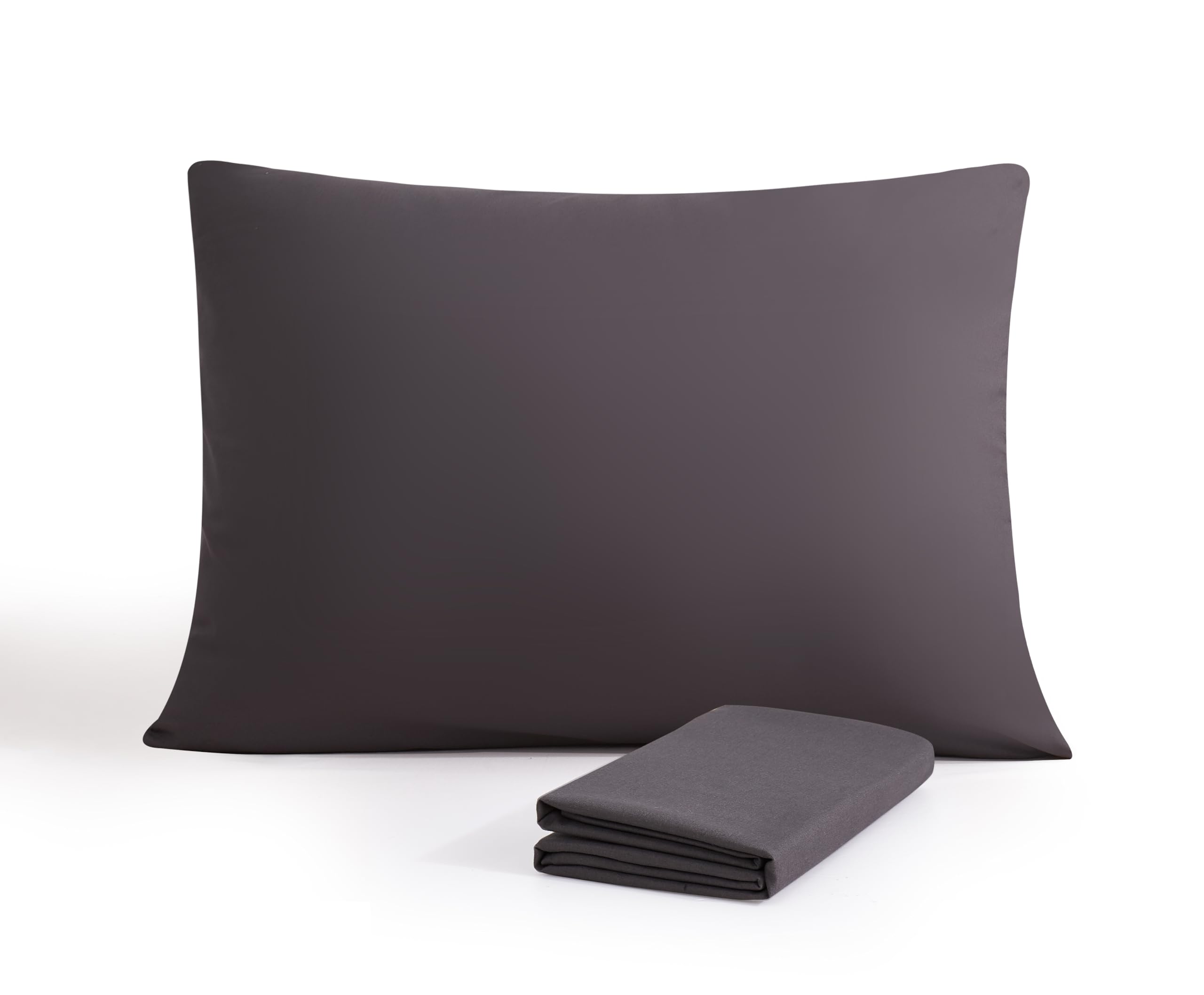 Pillow Cover Queen Size Pillow Cases Set Of 2 - Super Soft Brushed ...