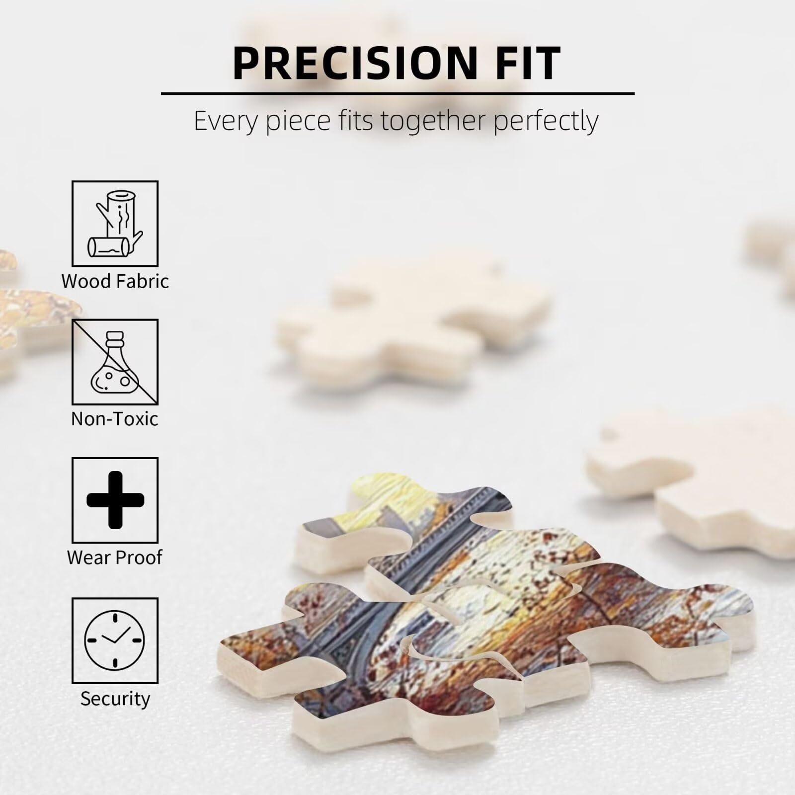 Puzzle 3000 Pezzi Autunno Puzzle Londra Grandi Dimensioni per Adulti Con Scatola di Imballaggio e Immagini di Riferimento, Giochi Rilassamento e Intelligence, Come Regalo per Amici e Amanti M-683