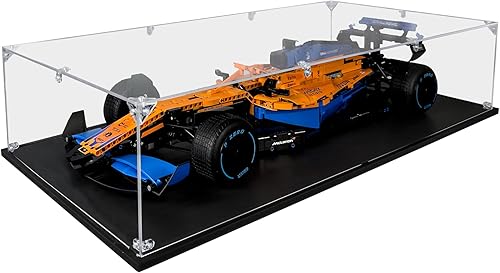 Miniatura 2 de Vitrina acrílica compatible con Lego Formula 1 Race Car #42141, vitrina a prueba de polvo (solo funda) (juegos de Lego no incluidos)