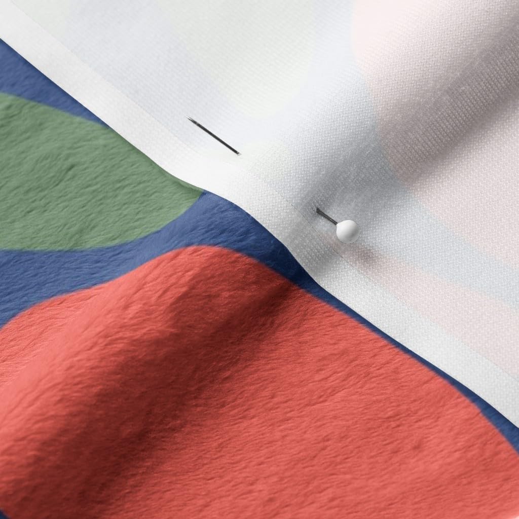 Spoonflower Fabric - Retro Modern Bold Colorful Graphic Large Scale Scandinavian Printed on Minky Fabric by The Yard - Sewing Baby Blankets Quilt Backing Plush