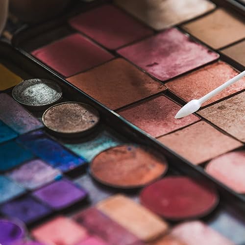 Miniatura 3 de 1000 puntas de precisión, hisopos de algodón de doble punta con barra de papel para maquillaje y limpieza