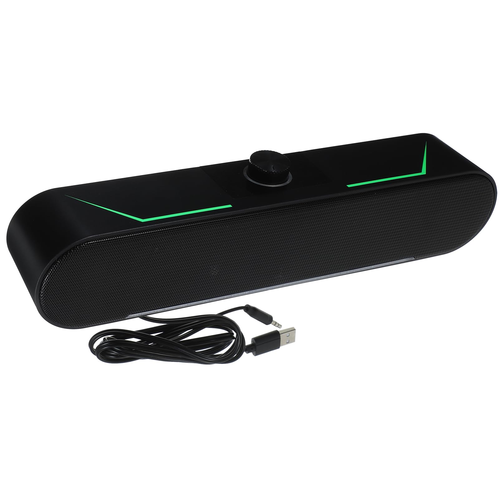 Hemobllo Soundbar Slim Cablata Illuminazione Rgb Desktop Per Computer Facile Usare Audio Hifi Per e
